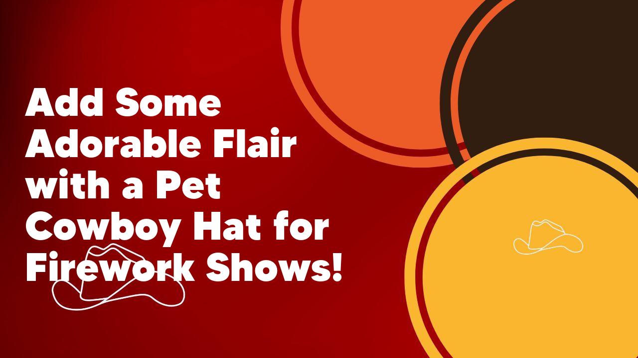 Add Some Adorable Flair with a Pet Cowboy Hat for Firework Shows! - Neon Cowboys