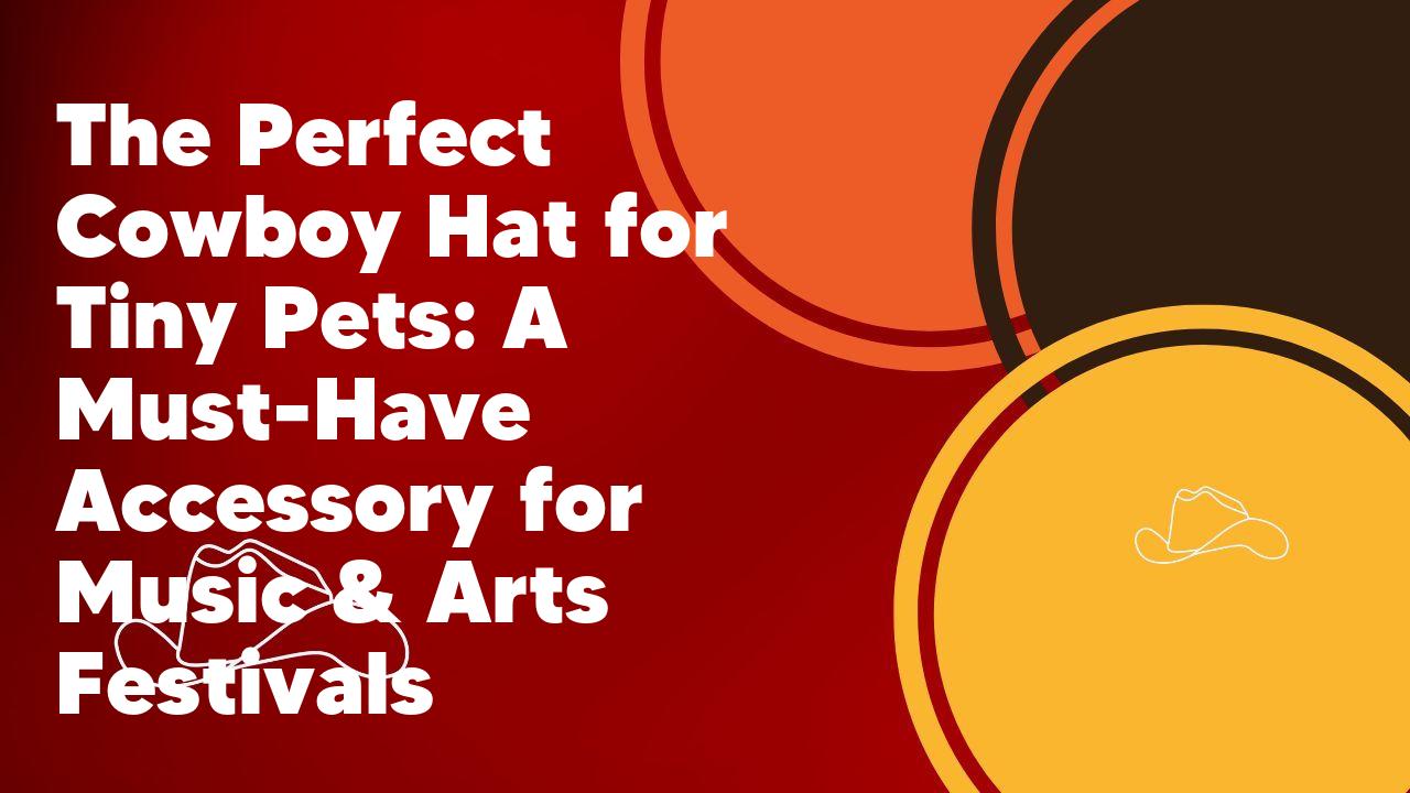 The Perfect Cowboy Hat for Tiny Pets: A Must-Have Accessory for Music & Arts Festivals - Neon Cowboys