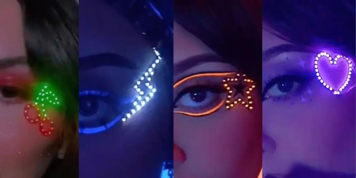 LED-Face-Stickers-Neon-Cowboys-Light-Up-Face-Jewelry-Festival-Rave-Accessories