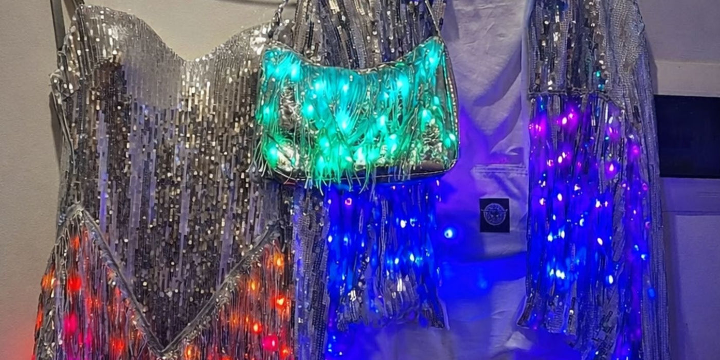 LED Fringe Sequins Collection - Neon Cowboys
