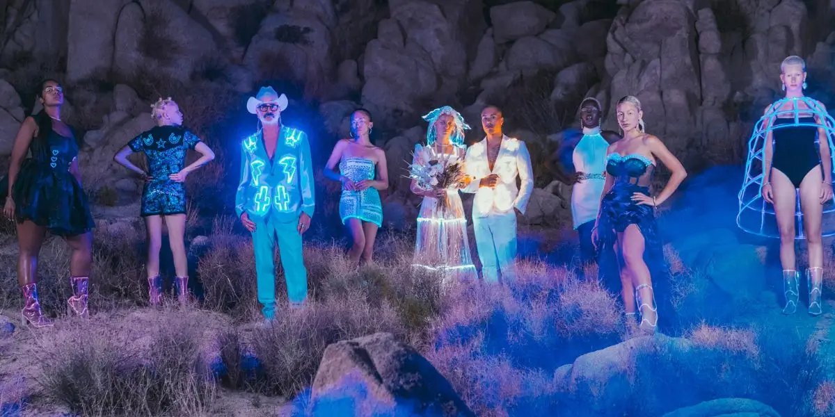 New-York-Fashion-Week-Neon-Cowboys-LED-Couture-Light-Up-Runway-Fashion