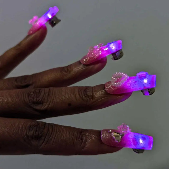 Light up LED Press-On Nails