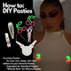 DIY pasties tutorial using LED cherry stickers - Step-by-step guide for transforming facial jewelry into body accessories for creative styling, festival fashion, and custom looks