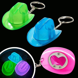 Glow-in-the-Dark Bottle Opener Keychain