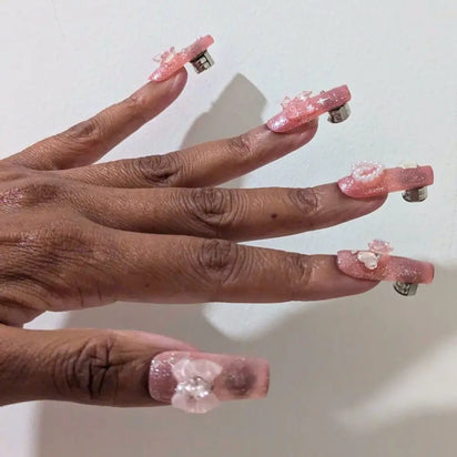 Light up LED Press - On Nails - Neon Cowboys - Accessories - LEDNailsPLuxeXS