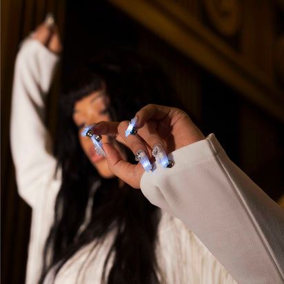 Light up LED Press - On Nails - Neon Cowboys - Accessories - LEDNailsWLuxeS