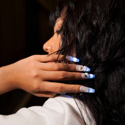 Light up LED Press - On Nails - Neon Cowboys - Accessories - LEDNailsWLuxeS