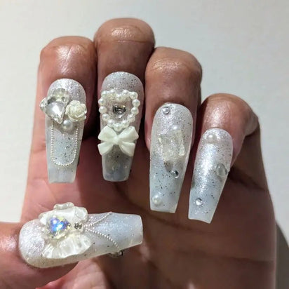 Light up LED Press - On Nails - Neon Cowboys - Accessories - LEDNailsWLuxeXS