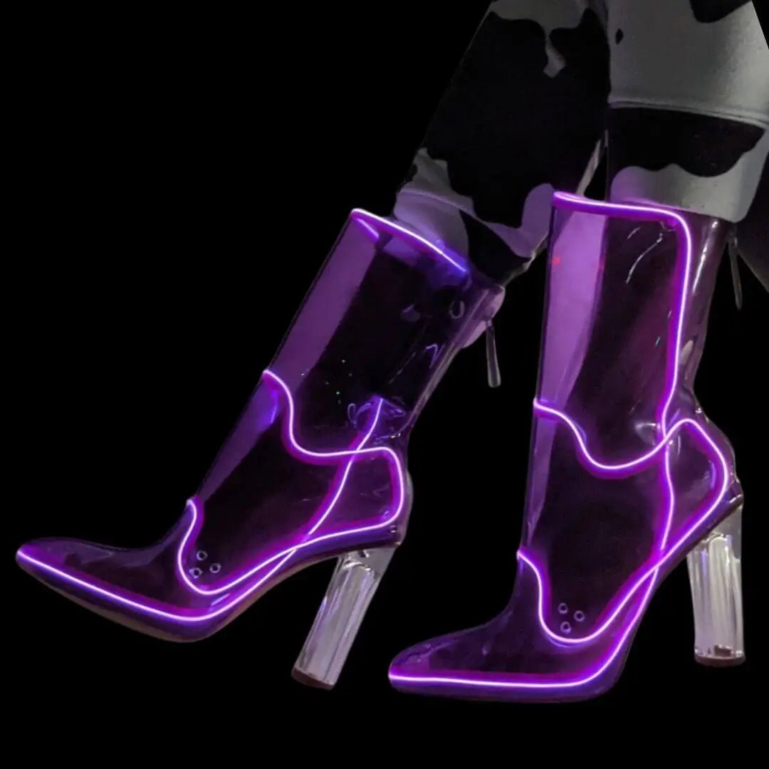 Neon purple heels discount