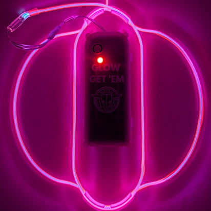 badass space cowgirl pink neon hat perfect for nightclub fashion party photography social media content influencer lifestyle shoots