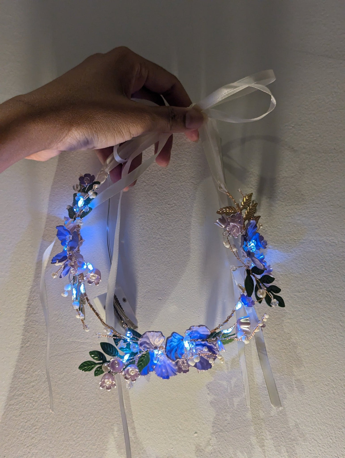 SAMPLE SALE - Light up Floral Headband - FINAL SALE (estimated 3 week delivery ships from Factory) - Neon Cowboys -