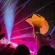 Yellow LED cowboy hat with bright lights perfect for masculine country concert outfits western themes and music fashion