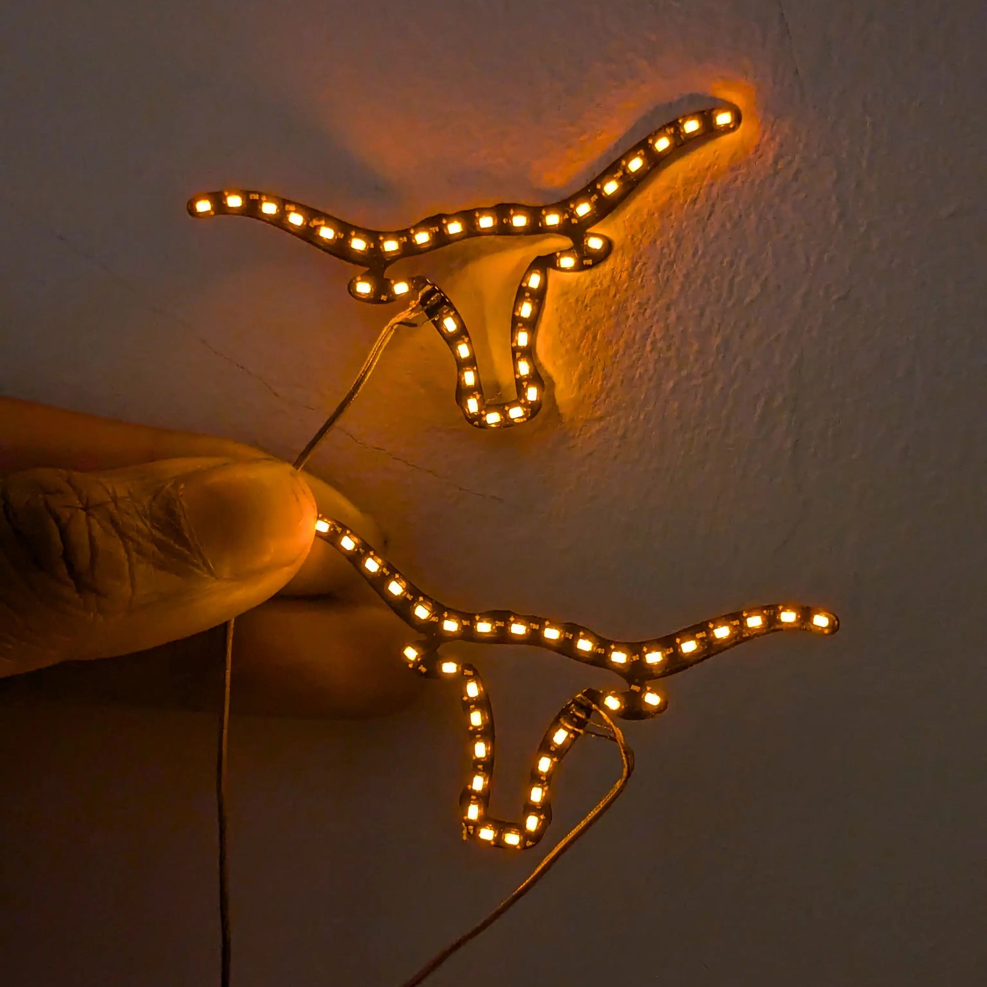 Texas Longhorns Case Study: Custom LED Face Stickers for Sports Team Merchandise & Brand Activati__ons