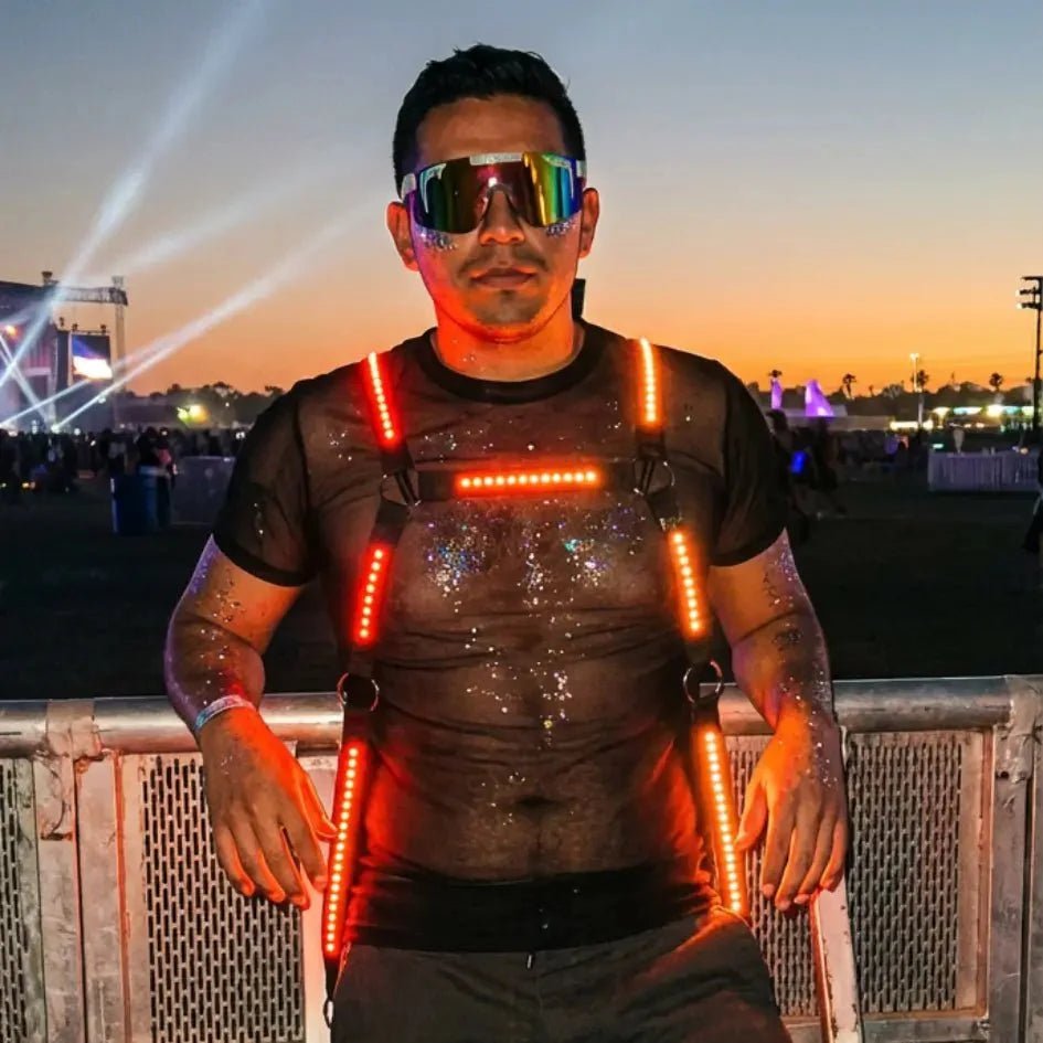 Bonnaroo LED festival outfit - Neon Cowboys