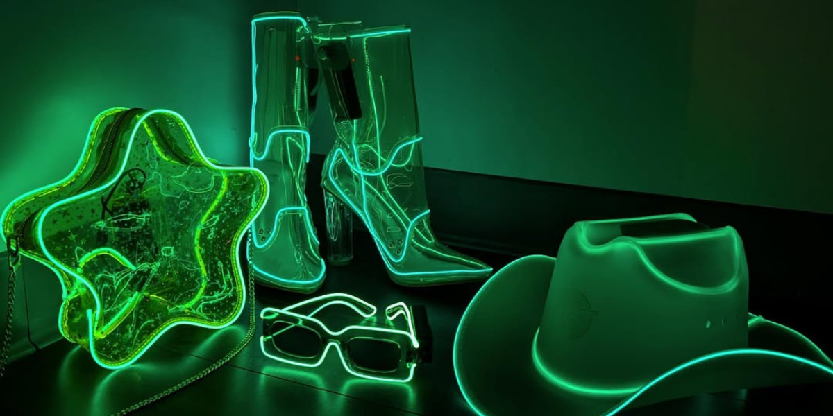 Glow-Party-Accessories-Neon-Cowboys-LED-Light-Up-Fashion-Party-Event-Gear