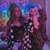 Green blue LED neon cowgirl hat 2-pack glowing for female friends matching party outfits festival fashion and celebration accessories