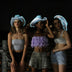 White blue light up cowboy hat 3-pack bundle perfect for girls night out party celebrations and group events
