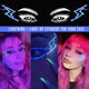 DIY pasties tutorial with LED face stickers - Illuminated body accessories for festivals, beach parties, EDM cruise events, burlesque shows, mermaid-themed celebrations, and summer pool parties