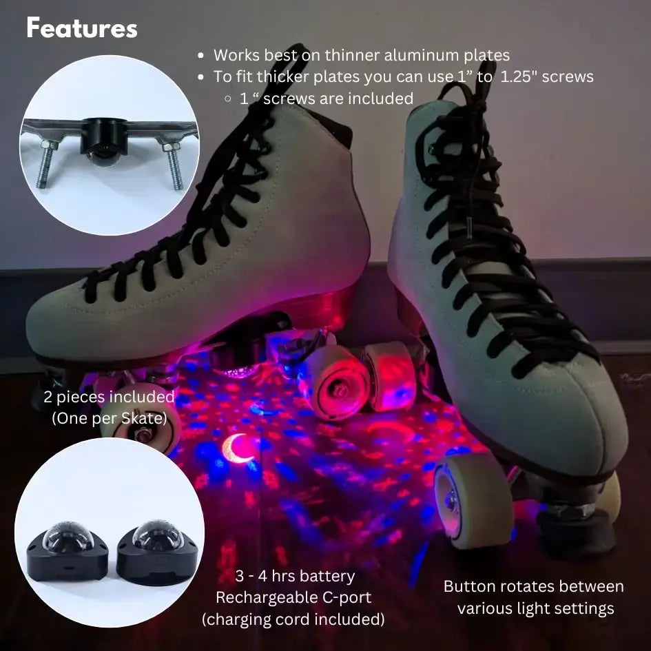 Star Projectors for Roller Skates