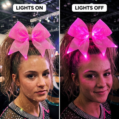 LED Light-Up Cheer Bows; Team Order (10+ Bows)