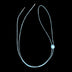 Blue elastic chin strap accessory for Neon Cowboys light up hats ensuring secure fit while dancing at music festivals and raves
