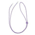 Purple elastic festival hat chin strap with adjustable sliding bead for custom fit with Neon Cowboys light up accessories
