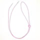 Pink elastic chin strap for Neon Cowboys light up hats showing full 101.6cm length for secure fit during festival dancing