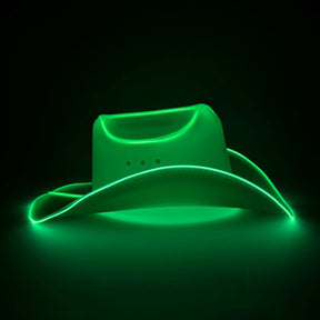 Green LED Neon Cowboys Hat - Neon Cowboys - Neon Cowboys Hat - 