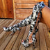 Lace Up Over the Knee Metallic Cowprint Boots - Neon Cowboys - shoes - 