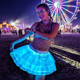 LED 3 Layer Tiered Skirt : PRE - ORDER (Estimated Delivery End of July) - Neon Cowboys - 