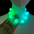 LED Ball Necklace - Glowing Sphere Beaded Necklace for EDM Raves and Music Festivals - Illuminated Pearl Party Favor for Las Vegas and LGBTQ Pride Events