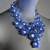Close-up of silver white glowing rhinestone necklace showing detailed light up crystal design perfect for brides prom night and special occasion jewelry that stands out