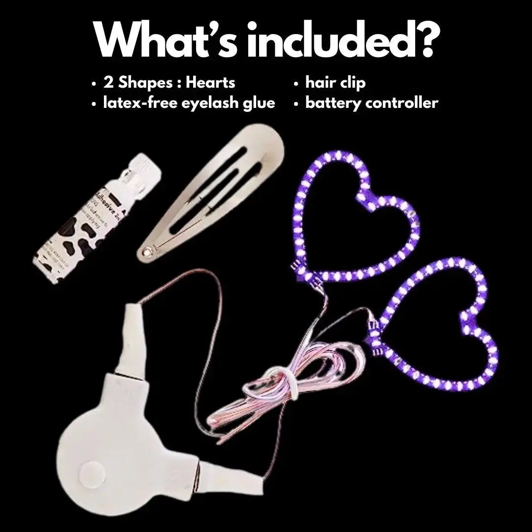 Led Mask Stickers LED Face Stickers | Light up Shapes for Makeup Skin Concert