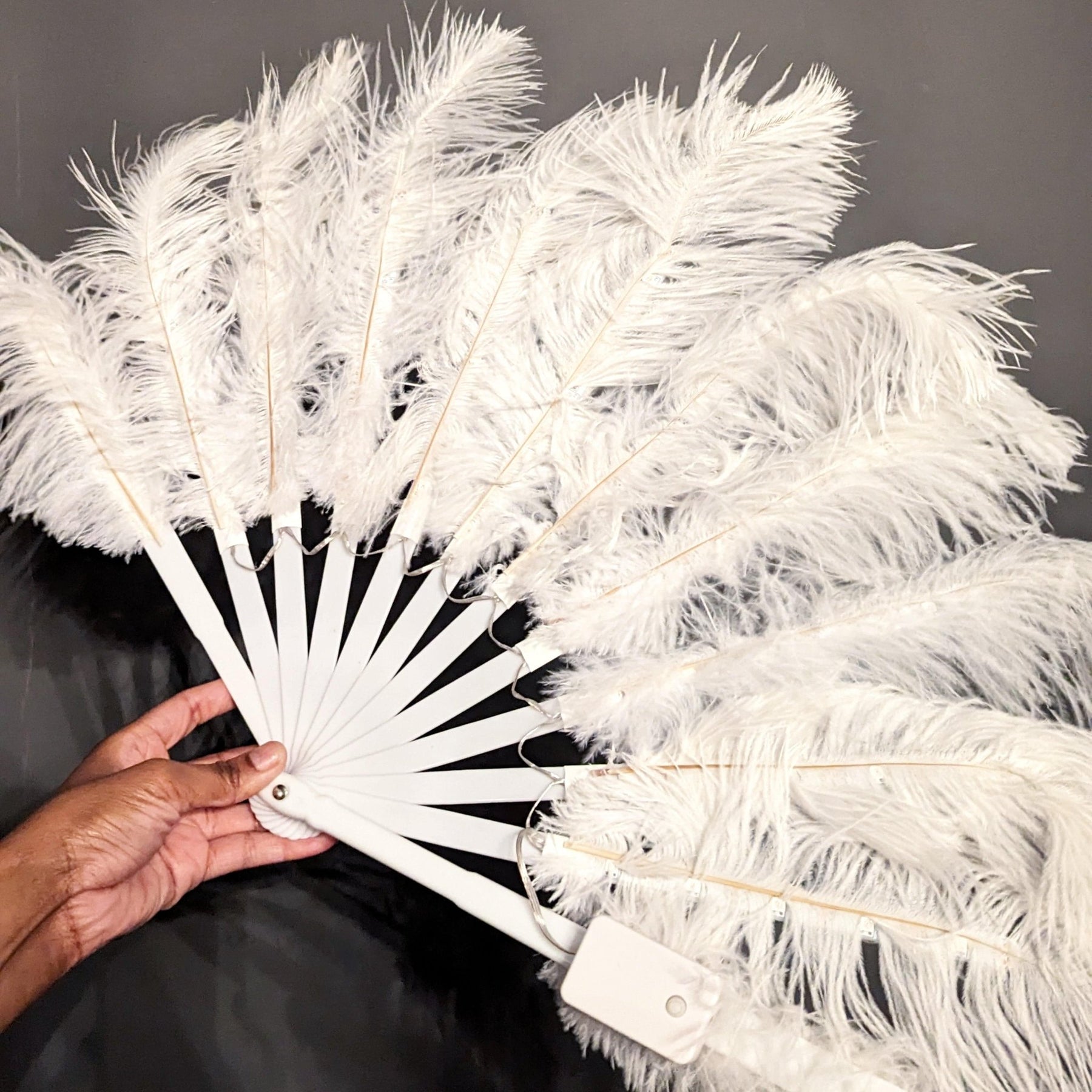 LED Feather Fan - Neon Cowboys - 