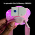Pink Light up LED Rose Choker - Velvet Necklace with Illuminated Glowing Flower - Light Up Jewelry Design for Bridgerton Costume Event