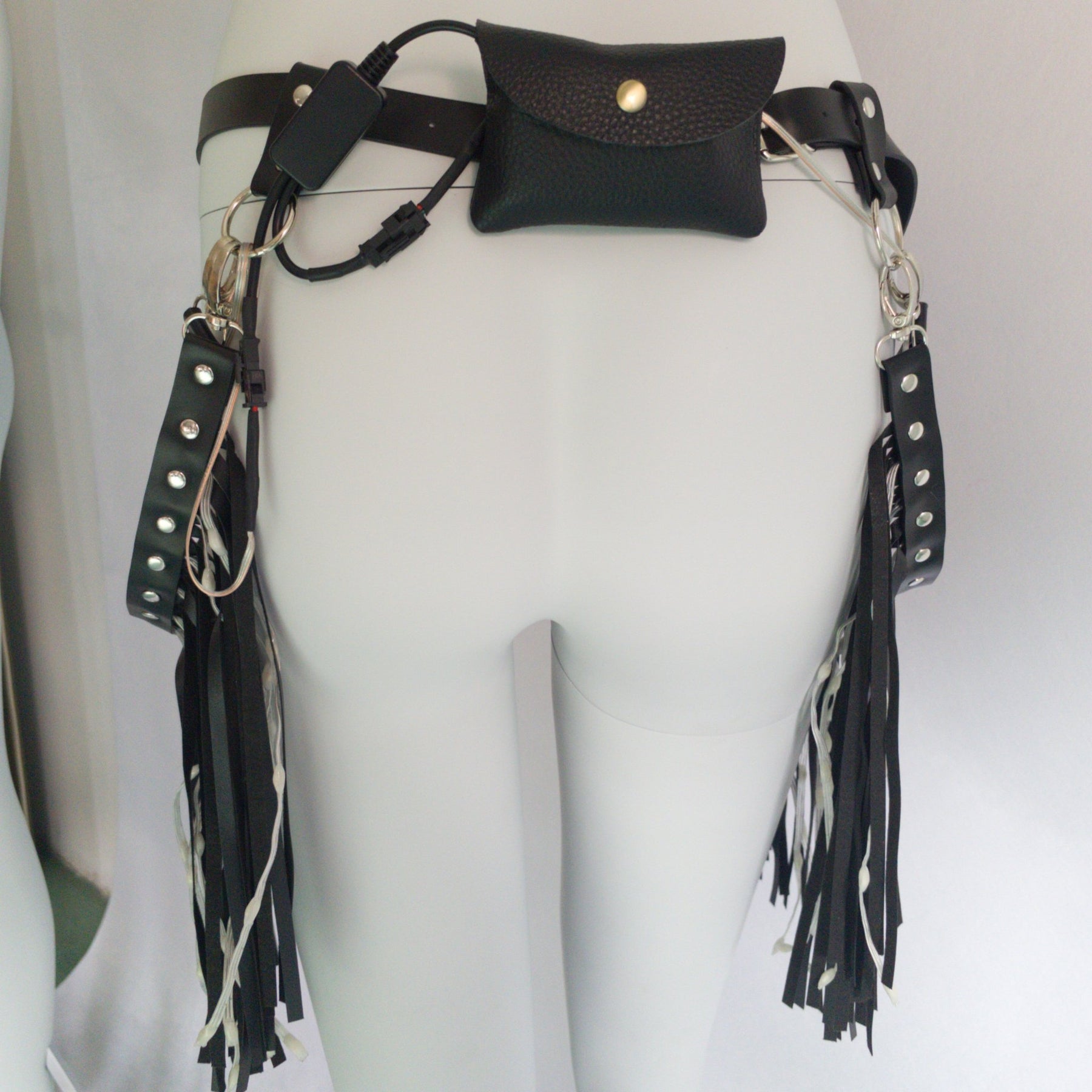 LED Fringe Garter Belt : PRE - ORDER (Estimated Delivery End of April) - Neon Cowboys - 
