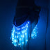Blue LED Fringe Garter Belt in nightclub - Illuminated thigh accessory for Vegas nights, cruise ship parties and nightlife photography