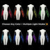 LED Fringe Gloves in 8 color options — color-changing light-up opera gloves with glowing fringe and multiple light modes for festivals, raves and performers.