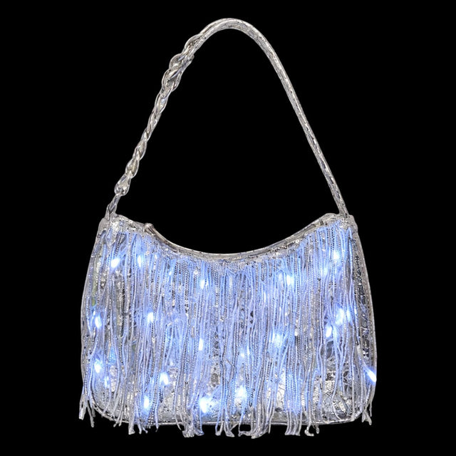 LED Fringe Purse : PRE - ORDER - Neon Cowboys - Bags - 