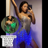 LED Fringe Sequin Dress : PRE - ORDER - Neon Cowboys - Jackets - 