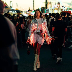 LED Fringe Sequin Jacket - Neon Cowboys - Apparel - FringeJacketS
