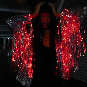 LED Fringe Sequin Jacket - Neon Cowboys - Apparel - FringeJacketS