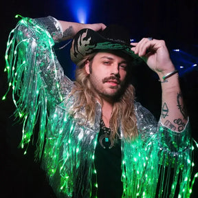 LED Fringe Sequin Jacket - Neon Cowboys - Apparel - FringeJacketS