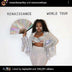 Amber Riley wearing silver LED sequin fringe jacket at Renaissance World Tour - Celebrity styling of illuminated sequin apparel for Beyoncé concert, showing plus size fit and fashion versatility