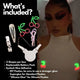 LED Pasties Package Contents - What's Included with Light Up Cherry Nipple Covers - Costume Breast Jewelry and Accessories for Burlesque, Las Vegas, Dance Performers