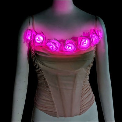 LED Rose Corset