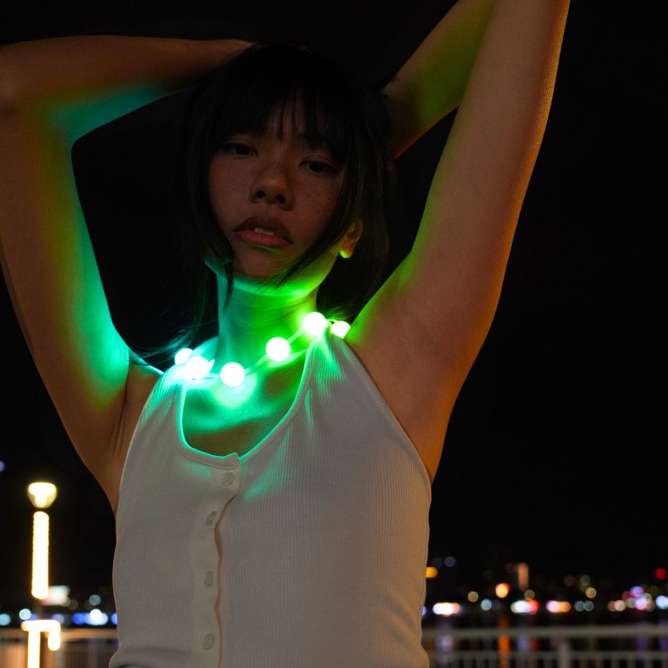 LED Sphere Necklace - Neon Cowboys - Jewelry - SPHERENECK