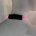 Close up of pink light up bolo tie battery pack showing compact design and easy operation for convenient wearable lighting technology