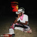 Light Up Cowboy Gear on Performer - LED Cowgirl Western Accessories for Las Vegas Shows and Coachella - Glowing Bandana and Hat Set for Beyonce Tour and Country Concerts in Nashville