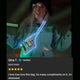 Person wearing illuminated fanny pack at concert with five-star customer review highlighting stand-out festival accessory that receives compliments